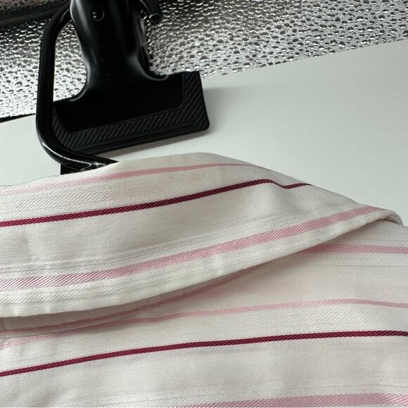 Kim Rogers White & Pink Striped Long Sleeve Button Down Shirt Size M‎ - Picture 9 of 13